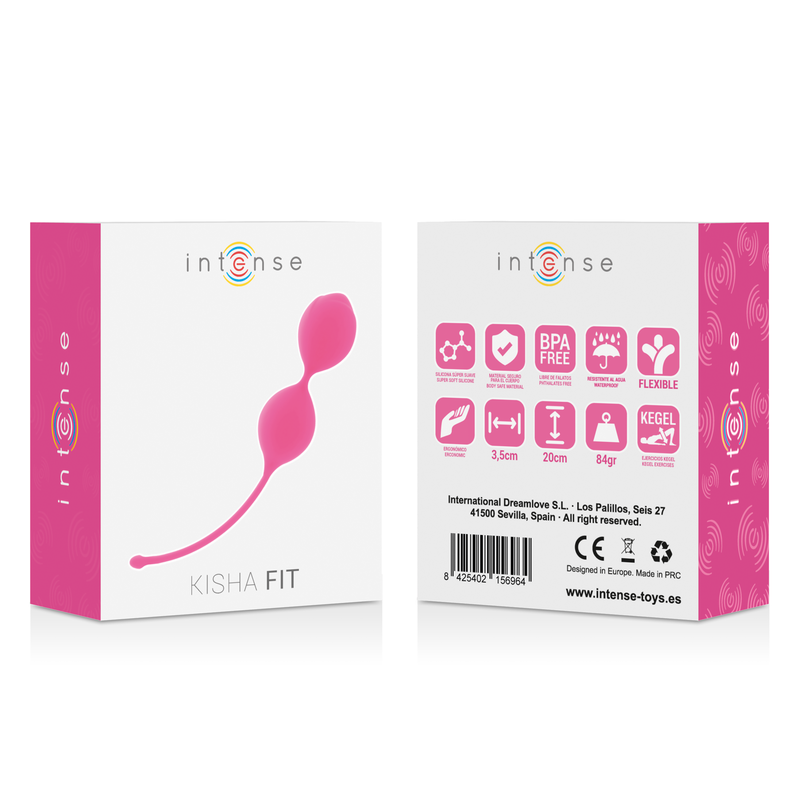 Palline Kegel in Silicone Intense Kisha Fit — Fucsia