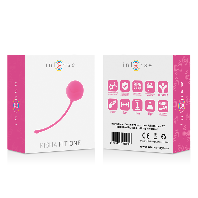 Palline Kegel in Silicone Intense Kisha Fit One — Fucsia