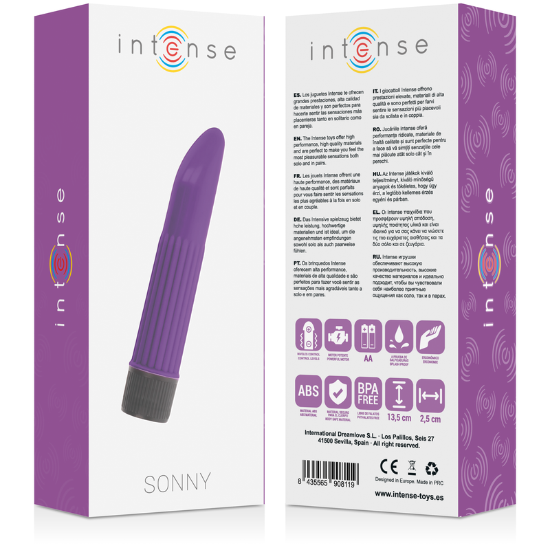 Vibratore Clitoride Intense Sonny — 13,5 cm, Lilla
