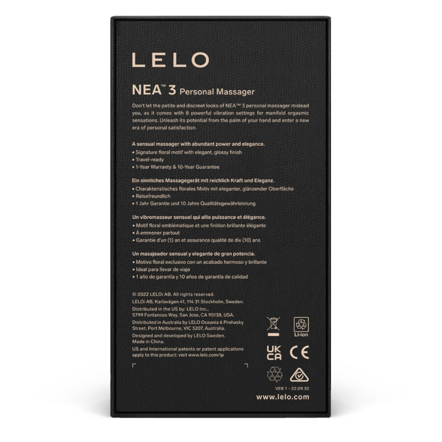 Vibratore Clitoride LELO Nea 3 — 10 Modalità, Blu