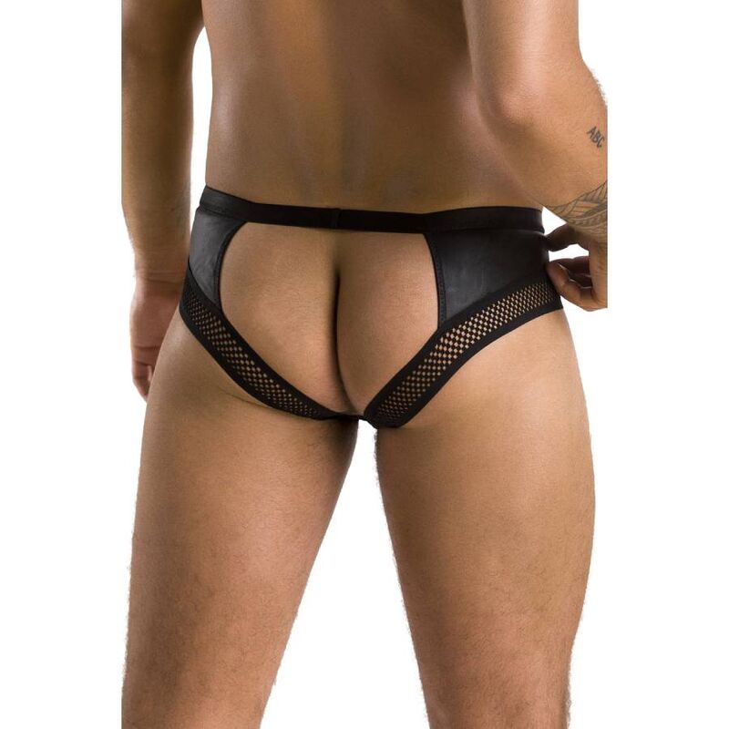 Slip Aperto Uomo Passion Tom — Nero, S/M