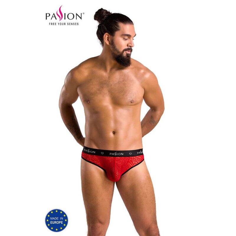 Slip Sexy Uomo Passion Mike — Rosso, S/M