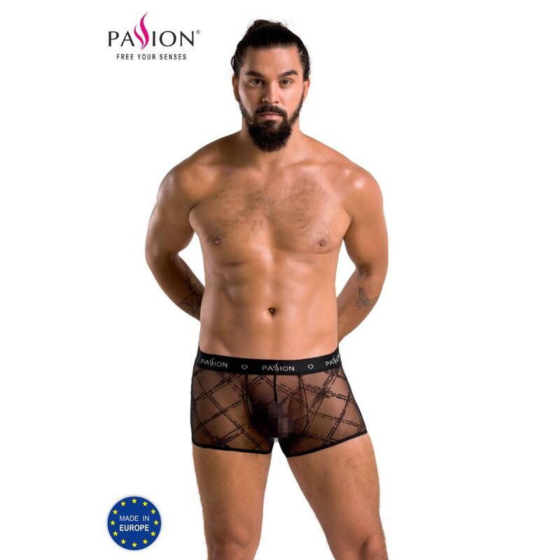 Boxer Sexy Uomo Passion James — Nero, S/M