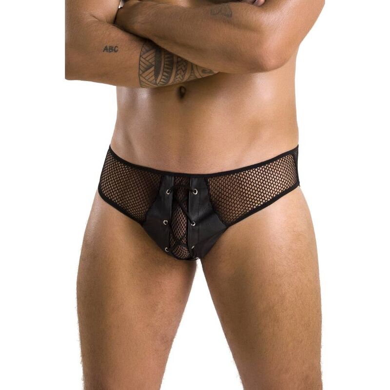 Slip Uomo Erotico Passion Richard — Nero, S/M