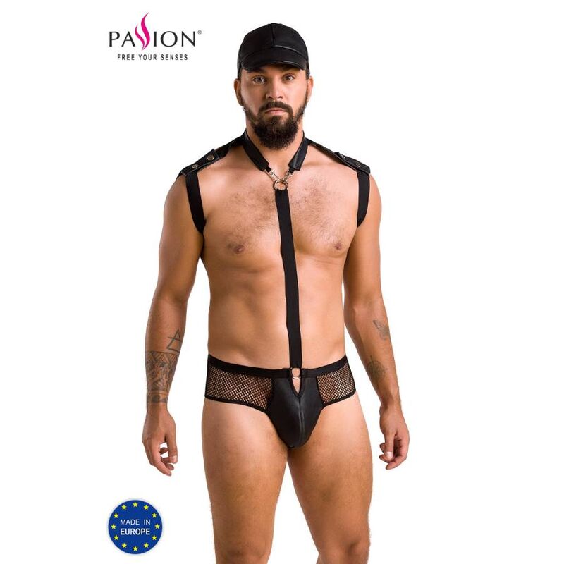 Lingerie Sexy Passion 038 John — Set Nero S/M