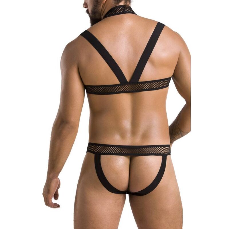 Lingerie Sexy Passion Jacob Set 043 — Nero, Taglia S/M