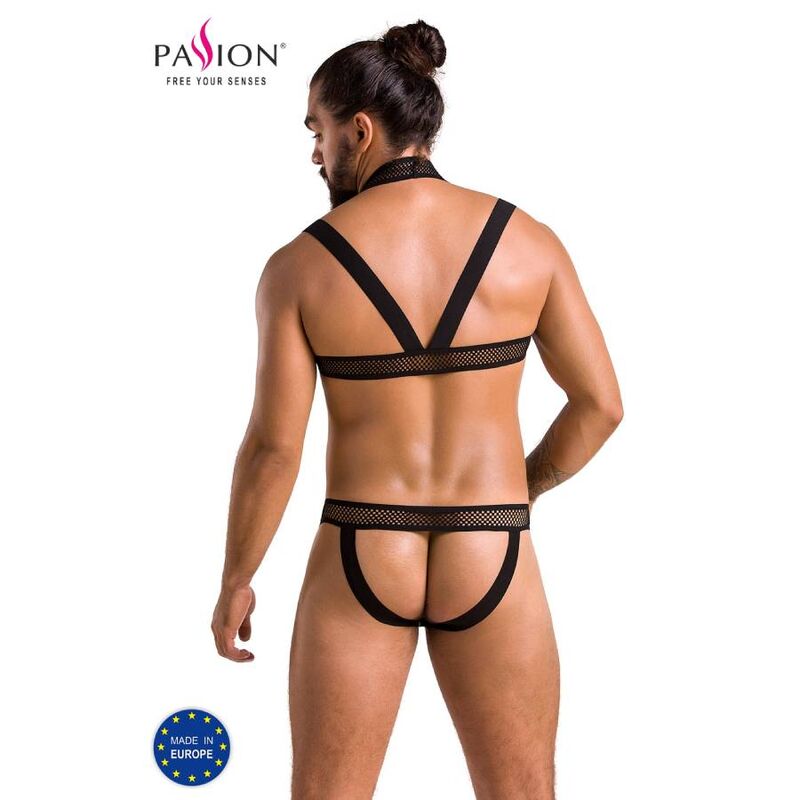 Lingerie Sexy Passion Jacob Set 043 — Nero, Taglia S/M