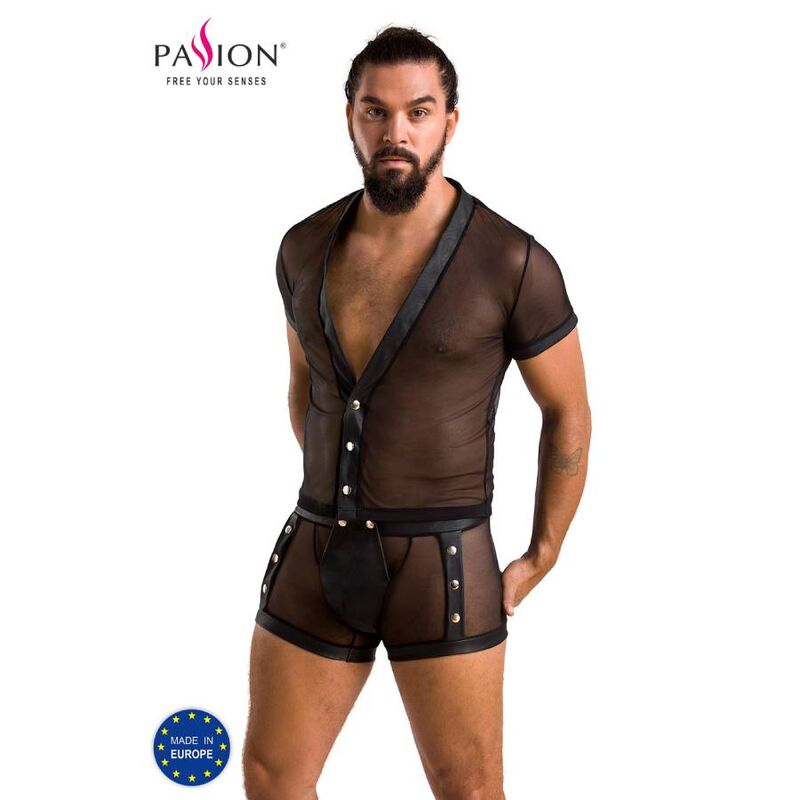 Lingerie Sexy Passion Michael — Set S/M, Nero