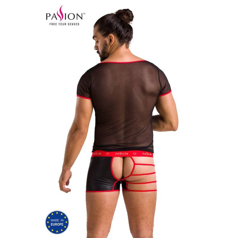 Lingerie Sexy Passion 055 Set Mark — Nero, S/M