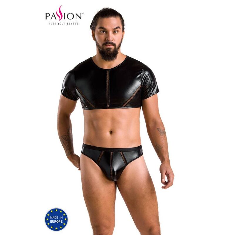 Set Lingerie Sexy Passion 057 — Nero, Taglia S/M