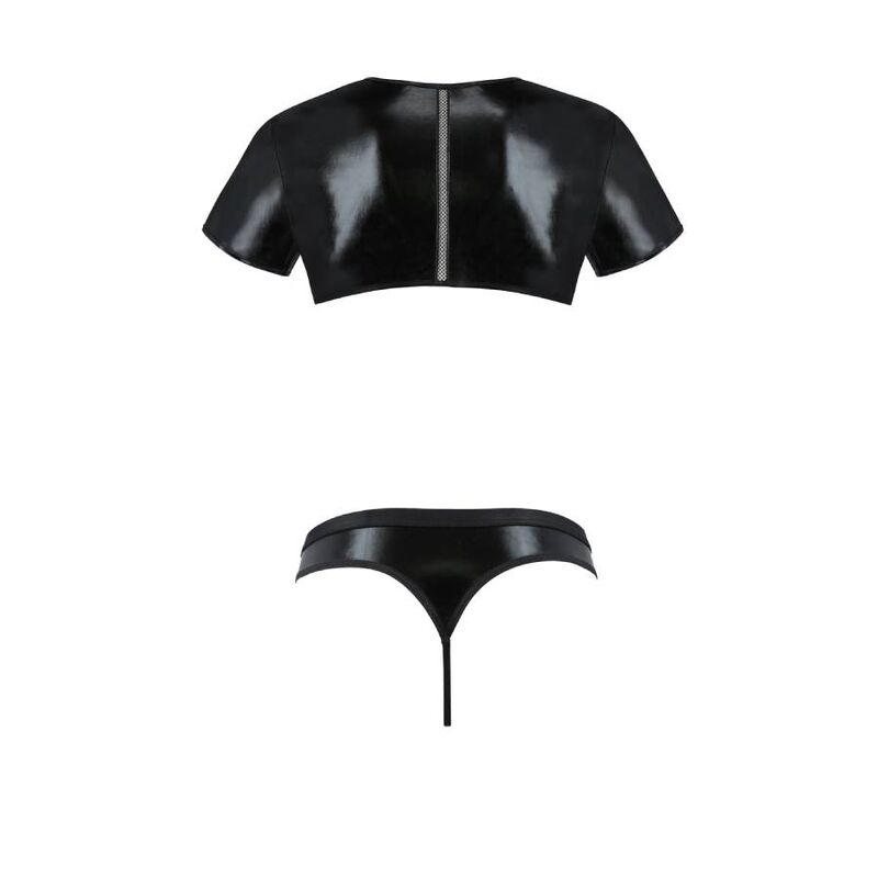 Set Lingerie Sexy Passion 057 — Nero, Taglia S/M