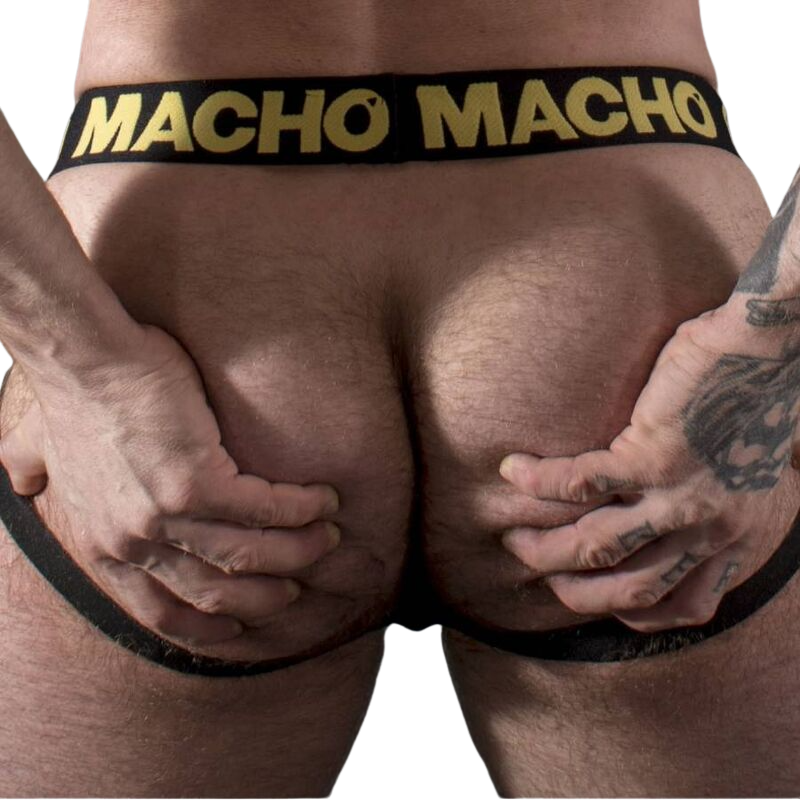 Jock Fetish Similpelle Macho Underwear MX25AC — Giallo, S