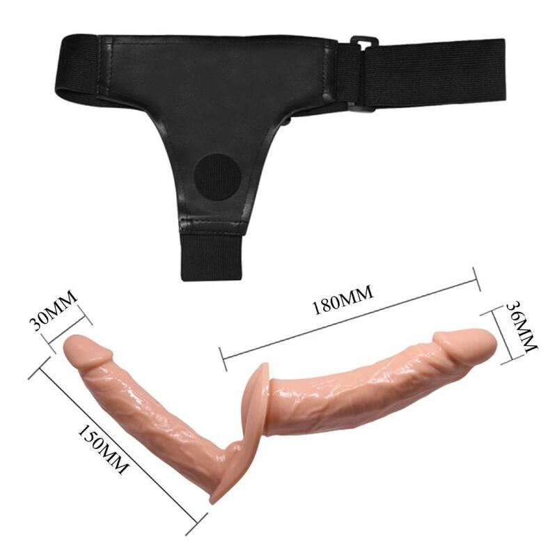 Imbracatura Strapless con Doppio Dildo Baile Ultra Appassionata