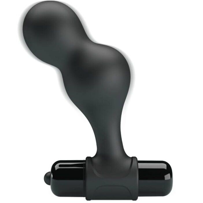 Plug Anale Vibrante Mr Play — Silicone, 10 Modalità, Nero