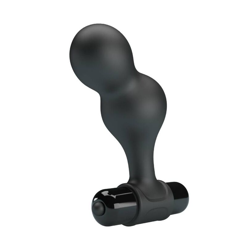 Plug Anale Vibrante Mr Play — Silicone, 10 Modalità, Nero