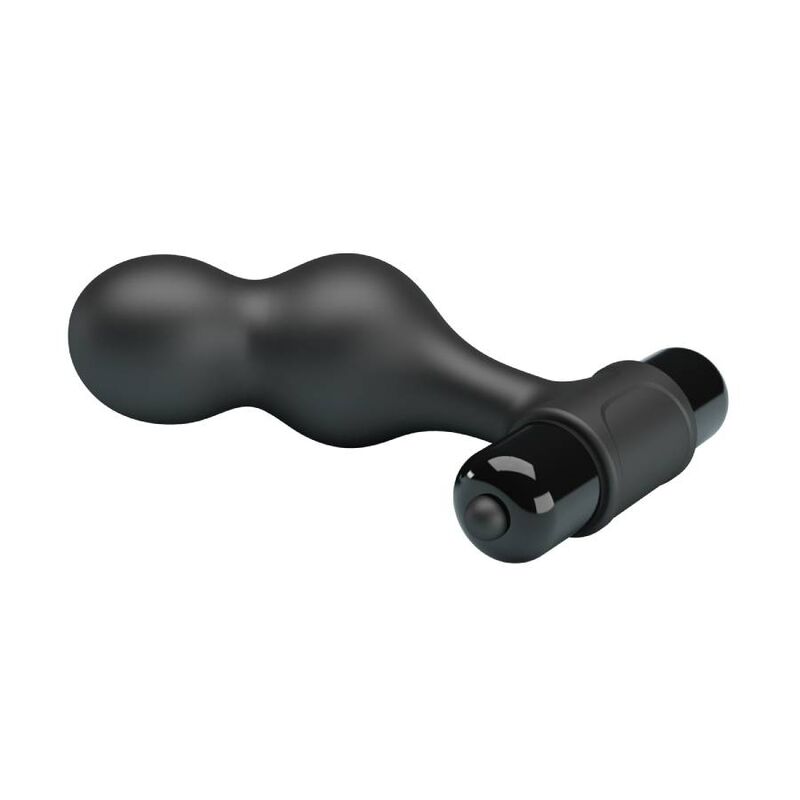 Plug Anale Vibrante Mr Play — Silicone, 10 Modalità, Nero