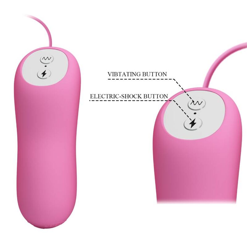 Pinzette Vibranti Capezzoli con Elettrostimolazione Pretty Love