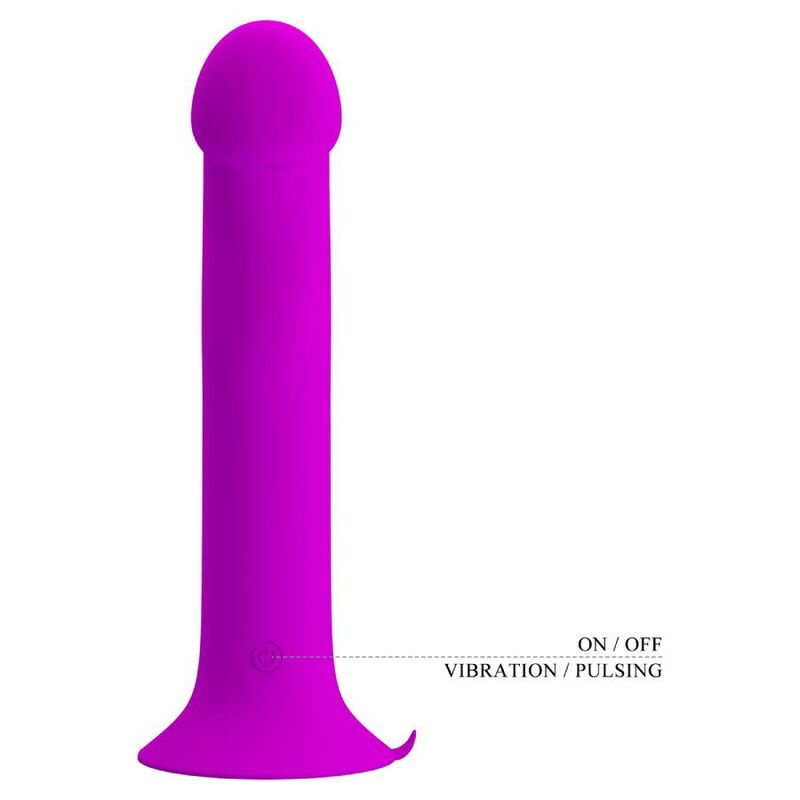 Dildo Vibrante Punto G Pretty Love Murray — Ventosa, 12 Modalità