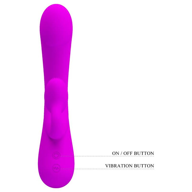Vibratore Rabbit Succhia Clitoride Pretty Love Sincero — Viola
