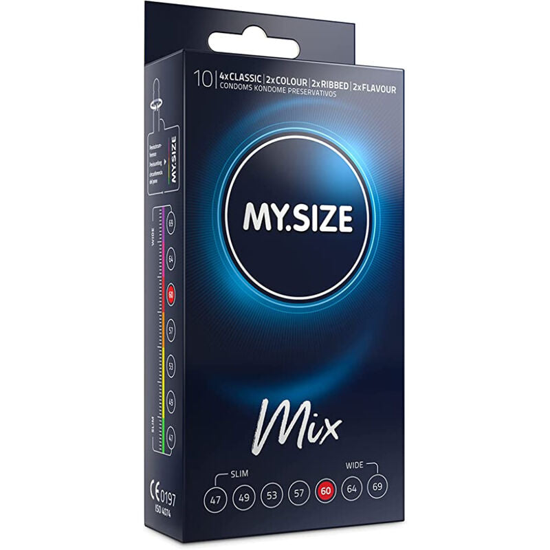 Preservativi My Size Mix — 60 mm, 10 Unità