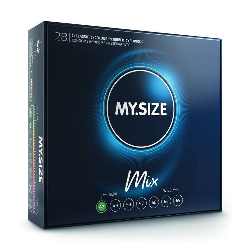 Preservativi Assortiti My Size Mix — 47 mm, 28 Pezzi