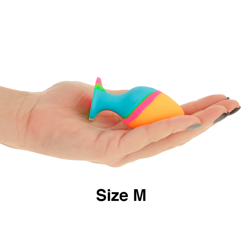 Kit Plug Anale in Silicone Intense — 3 Pezzi Multicolore