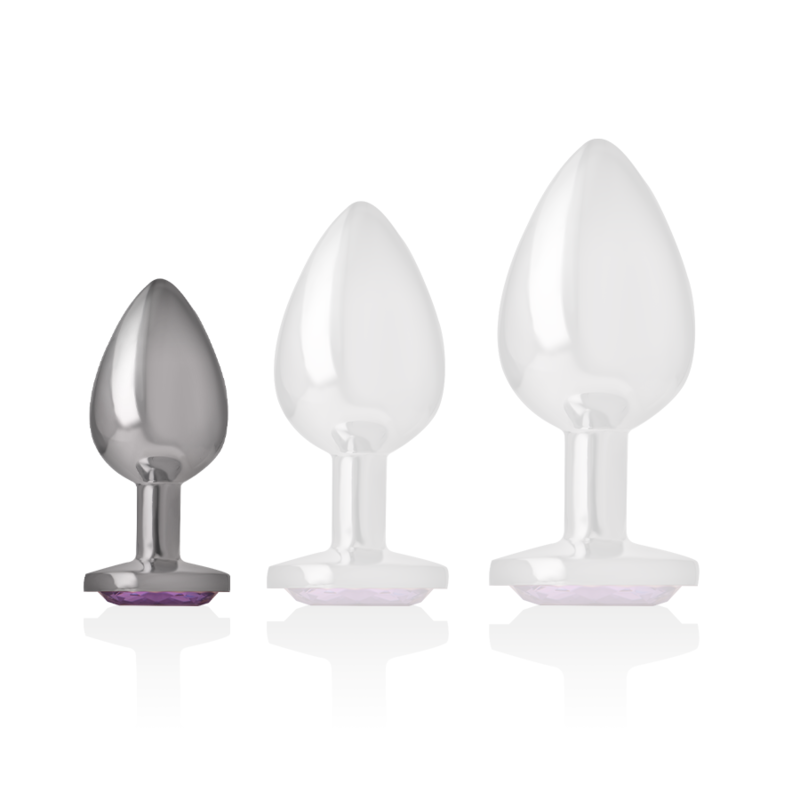 Plug Anale in Metallo Intense Diamond Jewel — Cristallo, S