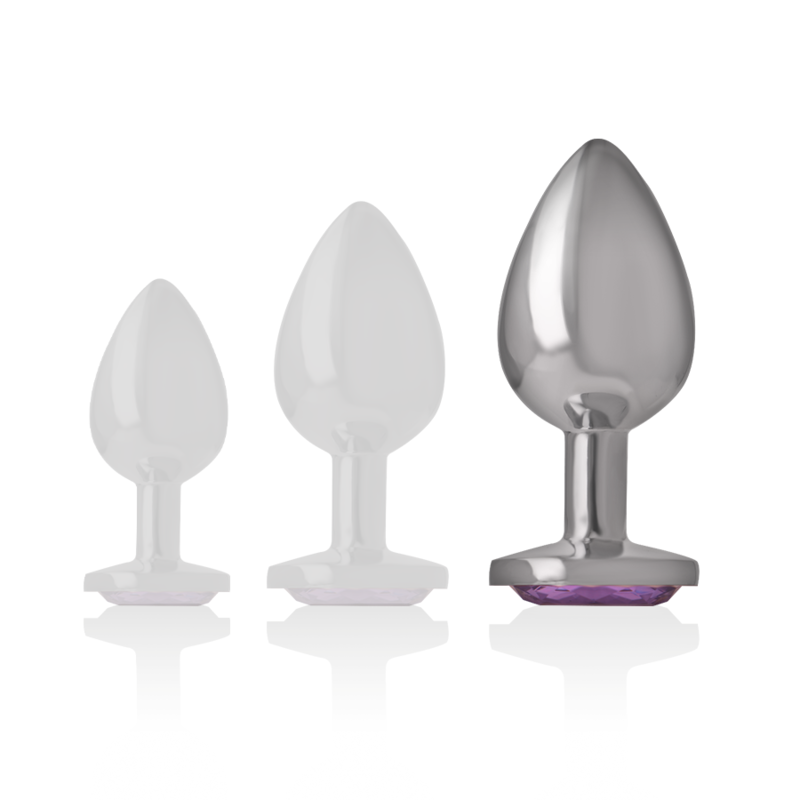 Plug Anale in Metallo Intense Diamond Jewel — Cristallo, Taglia L