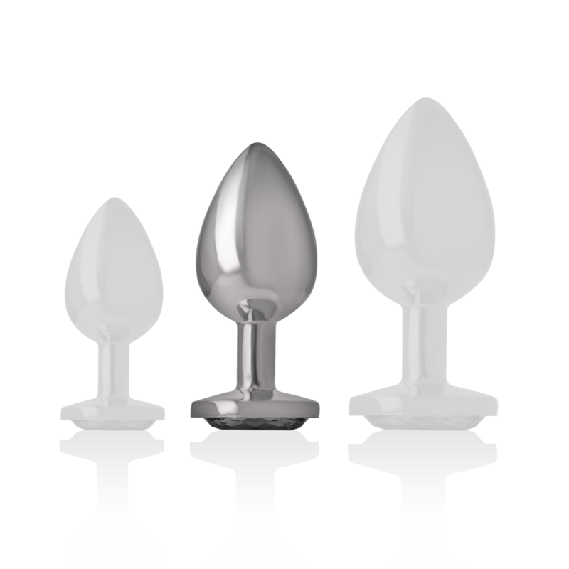 Plug Anale in Metallo Intense Diamond Jewel — Gioiello, Taglia M