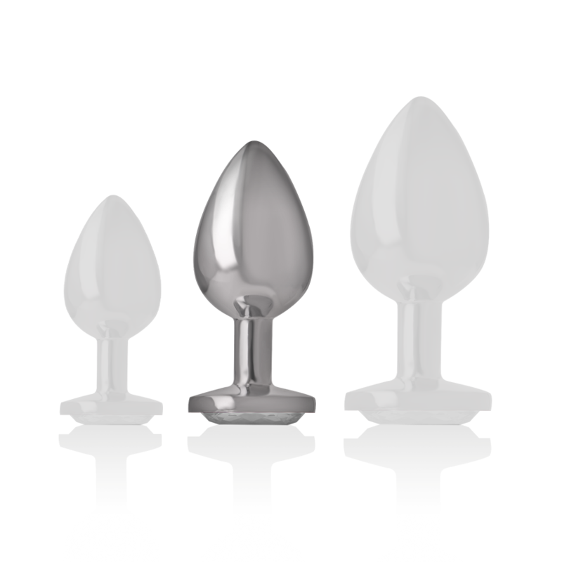 Plug Anale in Metallo Intense Diamond Jewel — Taglia M
