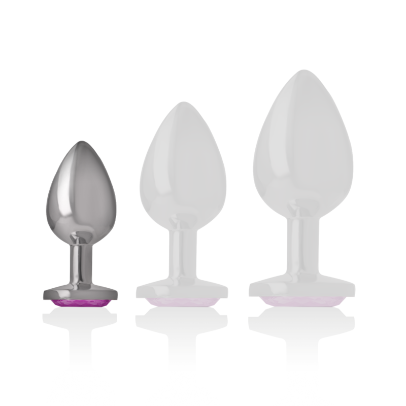 Plug Anale in Metallo Intense Diamond Jewel — Cristallo, Taglia S
