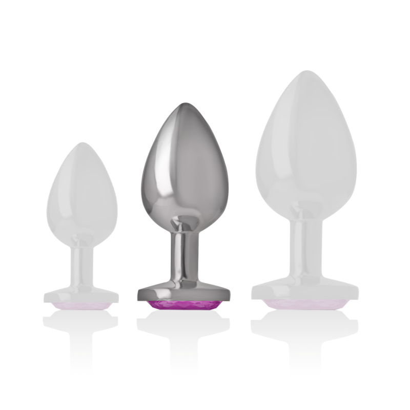 Plug Anale in Metallo Intense Diamond Jewel — Cristallo, Taglia M