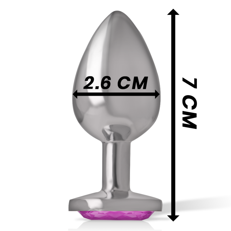 Plug Anale in Metallo Intense Diamond Jewel — Cristallo, Taglia S
