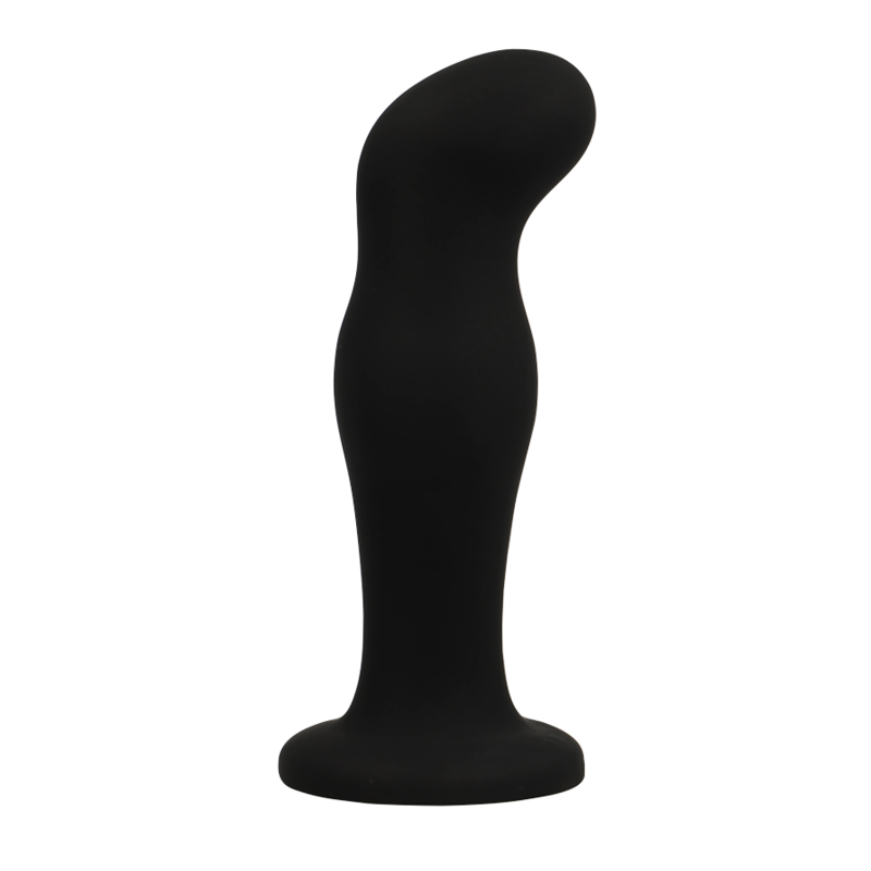 Plug Anale in Silicone Black&Silver Sean — Premium, Nero