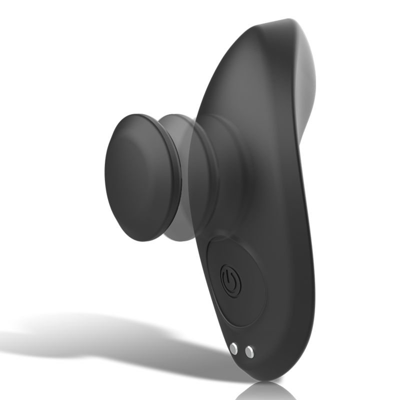 Vibratore Panty Clitoride Black&Silver Preston — Silicone, Ricaricabile