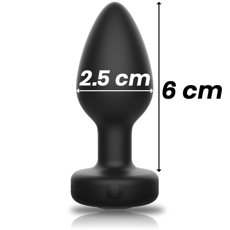 Plug Anale Vibrante con Telecomando Ibiza — Silicone, Taglia S