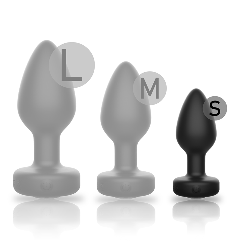 Plug Anale Vibrante con Telecomando Ibiza — Silicone, Taglia S