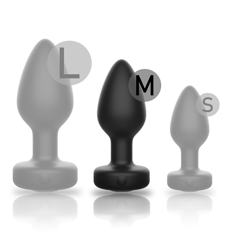 Plug Anale Vibrante con Telecomando Ibiza — Silicone, Taglia M
