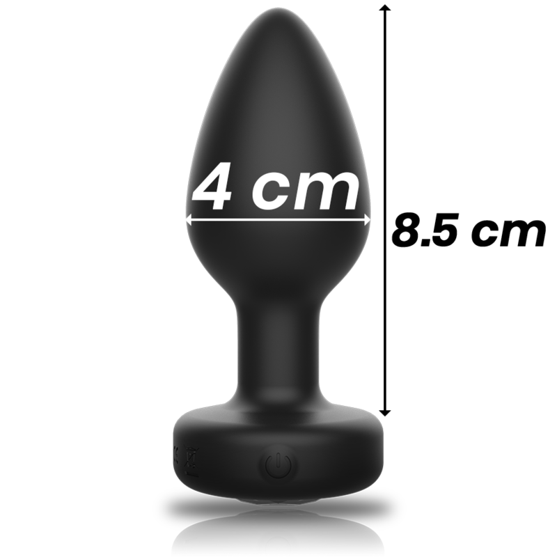 Plug Anale Vibrante Telecomandato Ibiza — Silicone, Taglia L