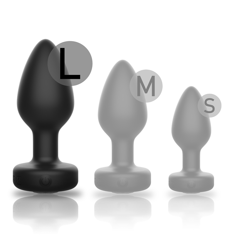 Plug Anale Vibrante Telecomandato Ibiza — Silicone, Taglia L