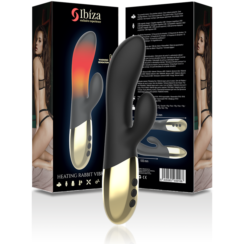 Vibratore Rabbit Riscaldante Ibiza Technology — Punto G e Clitoride