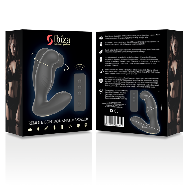 Vibratore Prostatico Telecomandato Ibiza Technology — 3,5 cm
