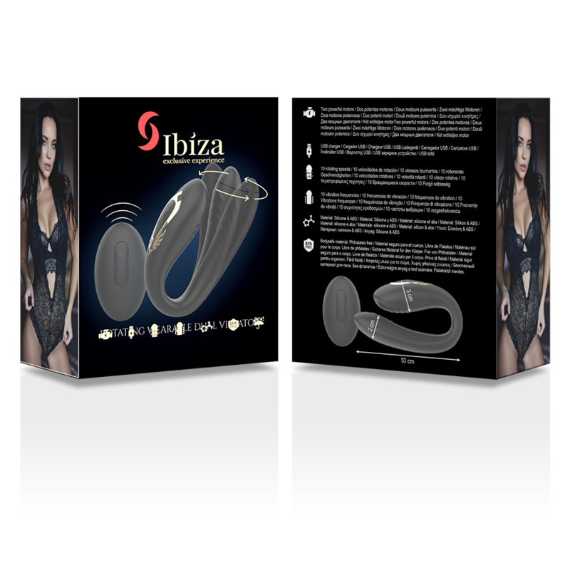 Vibratore Rabbit Punto G e Clitoride Ibiza Wave — Doppio Motore