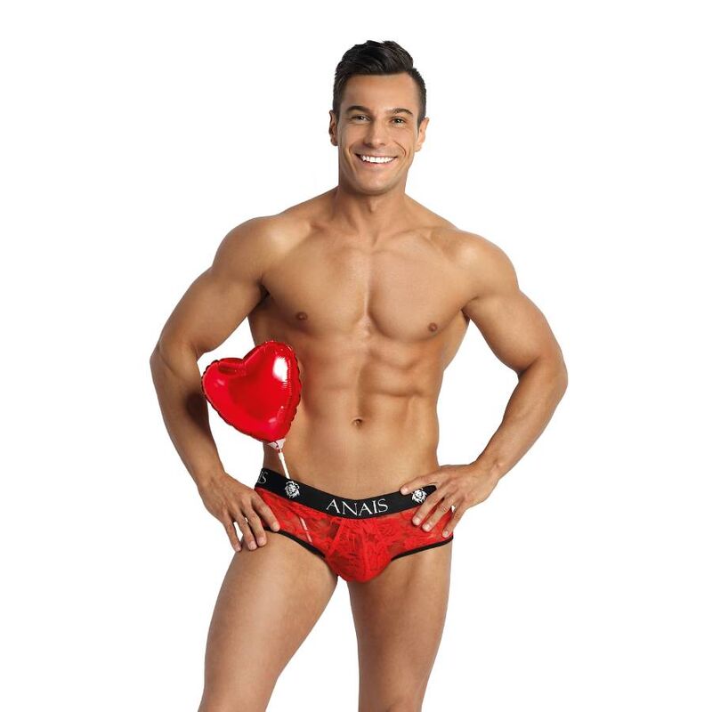 Jock Bikini Pizzo Rosso Anais Men Brave — Taglia XL