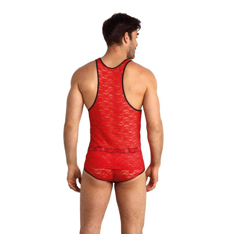 Canotta Lingerie Sexy in Pizzo Anais Men Brave Top — XL