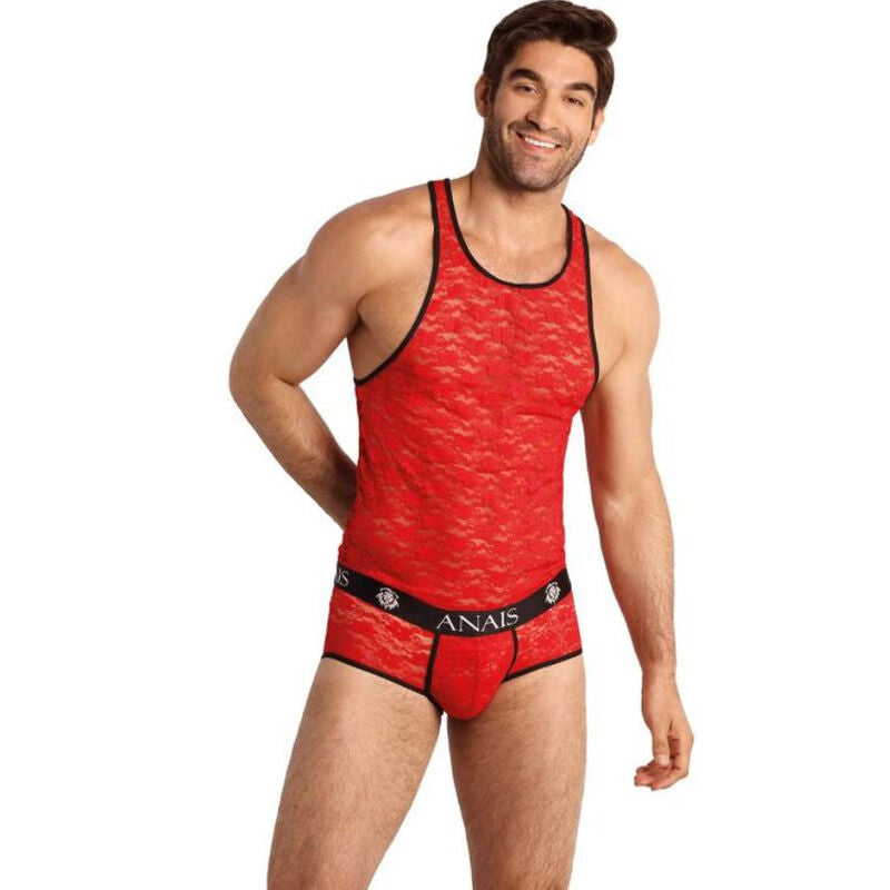 Canotta Lingerie Sexy in Pizzo Anais Men Brave Top — XL