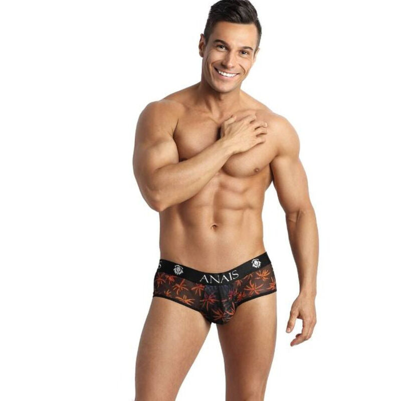 Bikini Uomo Glutei Scoperti Anais Men Chill Jock — Tulle Nero