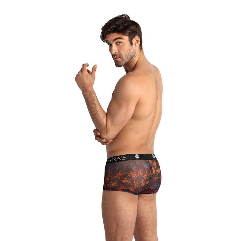 Boxer Uomo Sexy Trasparente Anais Men Chill — Tulle Nero, S