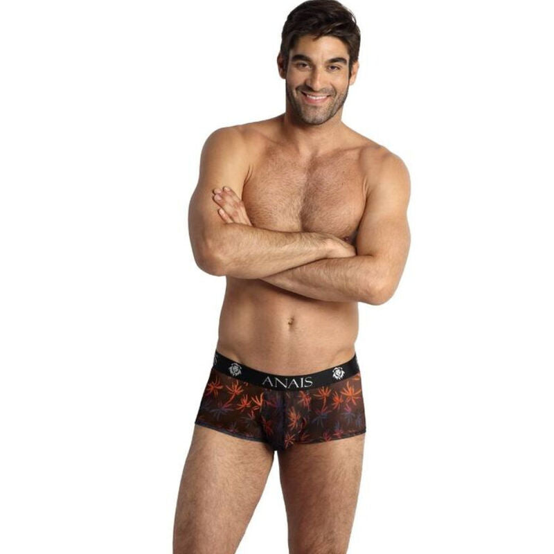 Boxer Uomo Sexy Trasparente Anais Men Chill — Tulle Nero, S