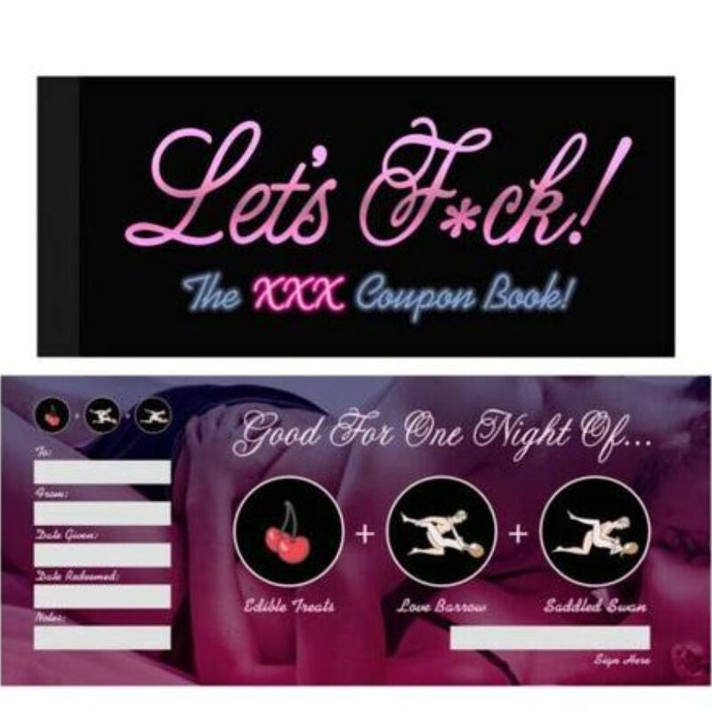 Coupon Erotici Kheper Games Let's F\*ck! — 20 Pezzi